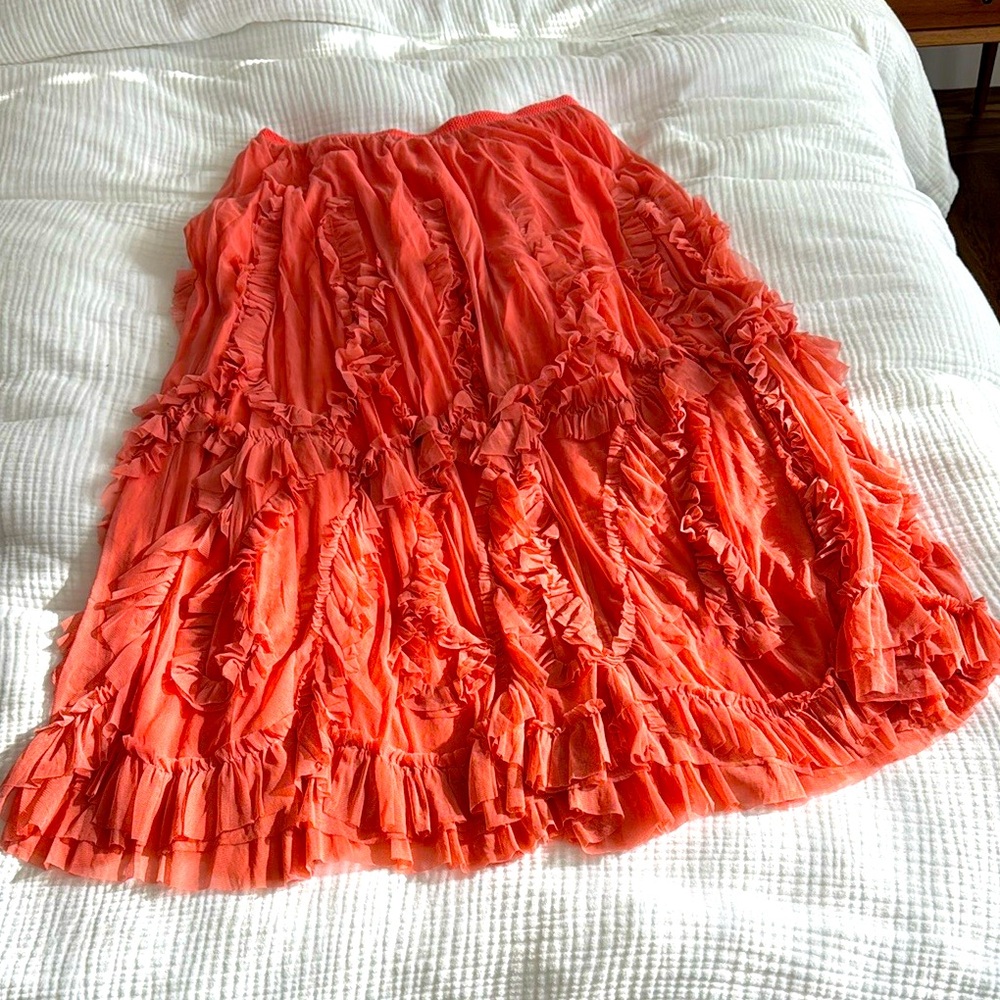 Anthropologie Flowy Skirt